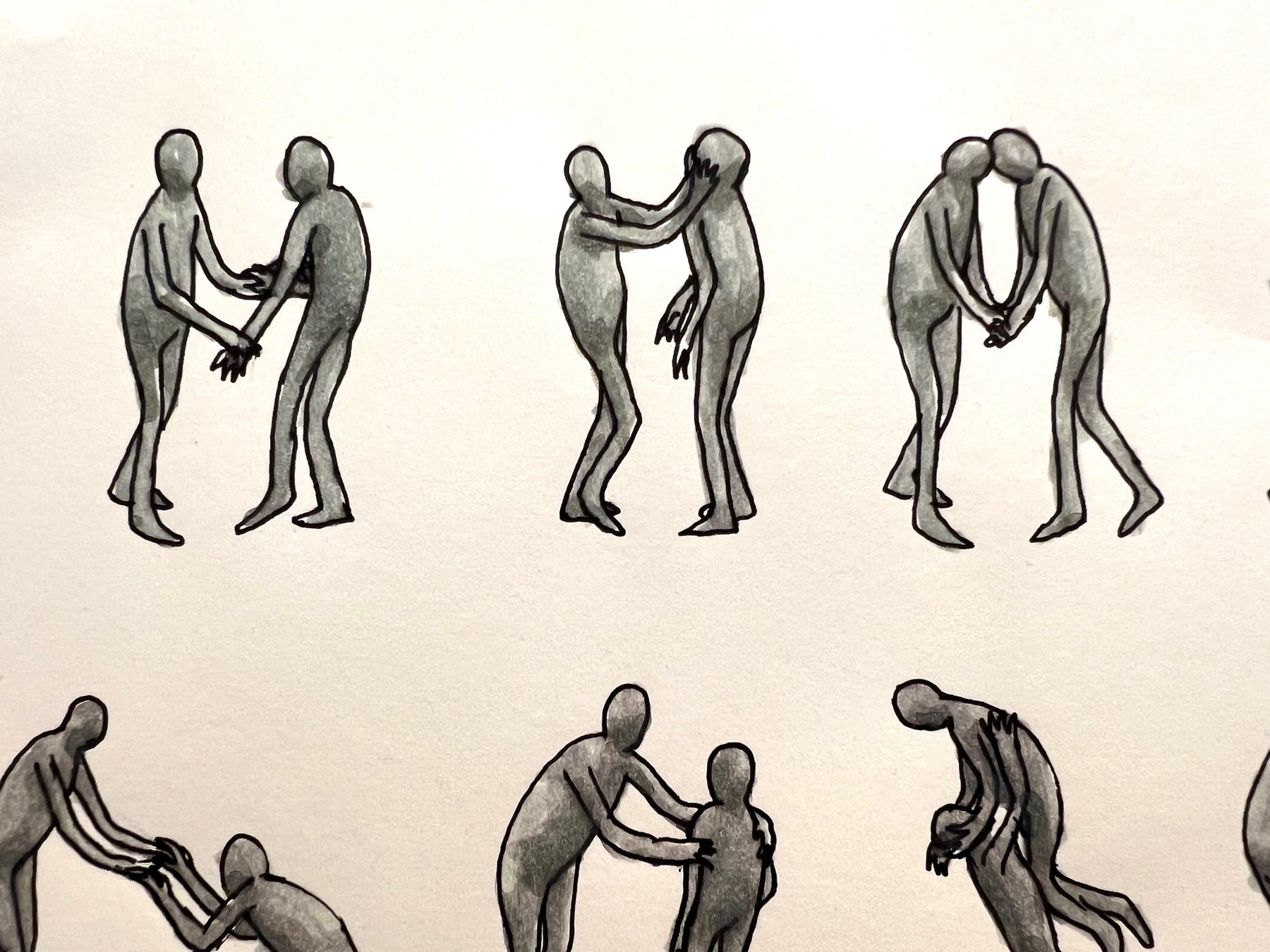 Proper Embrace Physical Embrace Chart for Future Greetings – WheelHouseArt